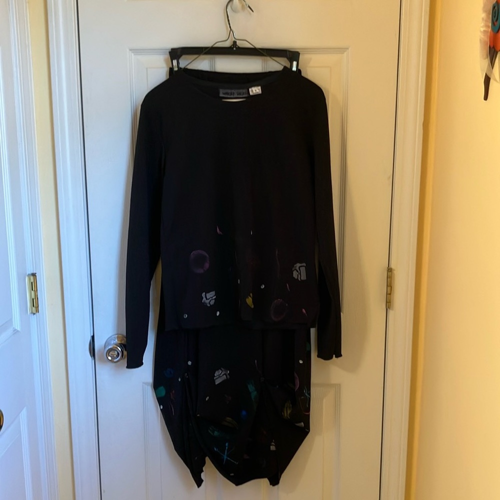 Elegant Black Long Sleeve Dress